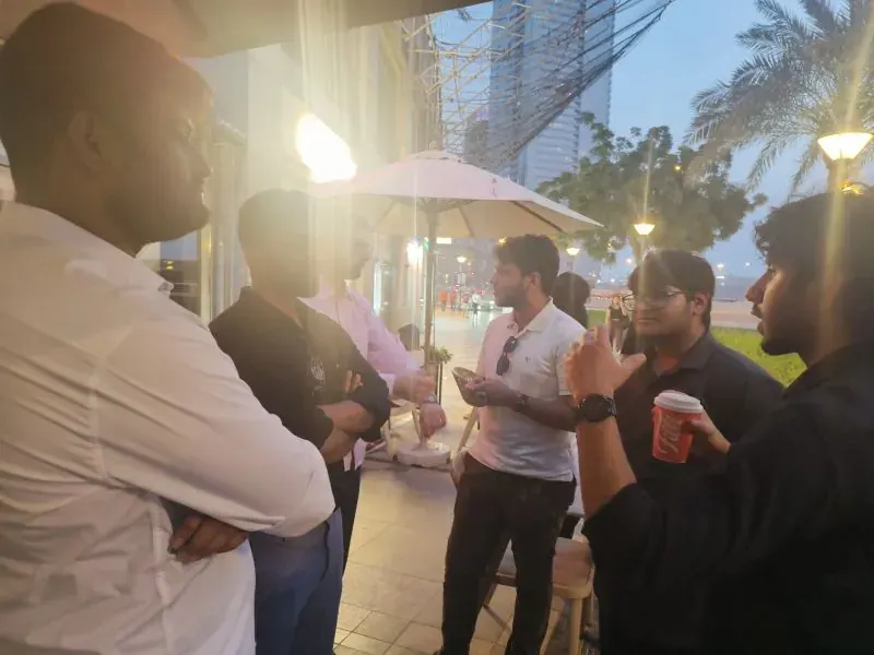 Founders at the eChai Startup Mixer in Dubai