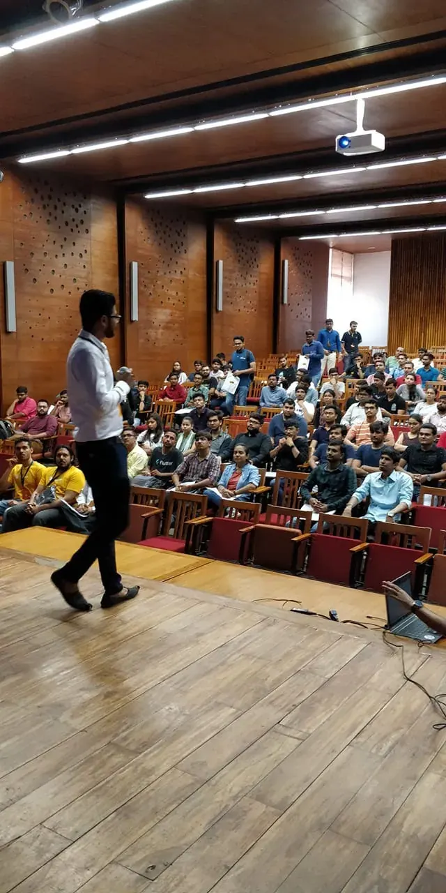 A packed room at the Firebase Roadshow in Ahmedabad