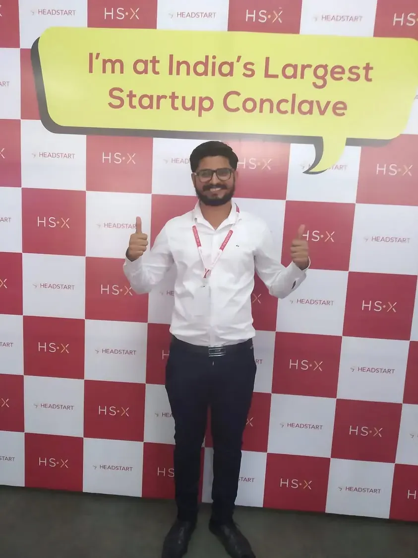 Nikunj at HSX 2019 in Hyderabad