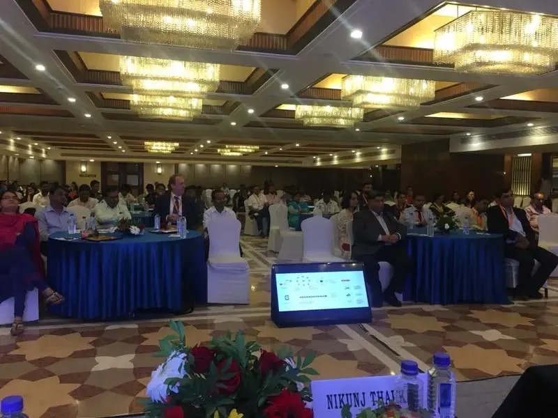 A conference hall during the ICTIS 2018 panel