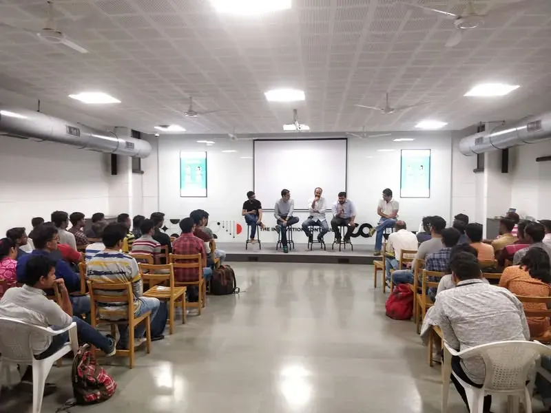 Audience at a Startup Saturday session
