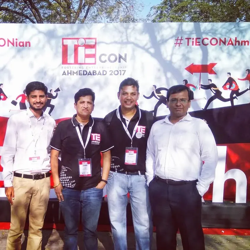 Group photo at TiECon Ahmedabad 2017