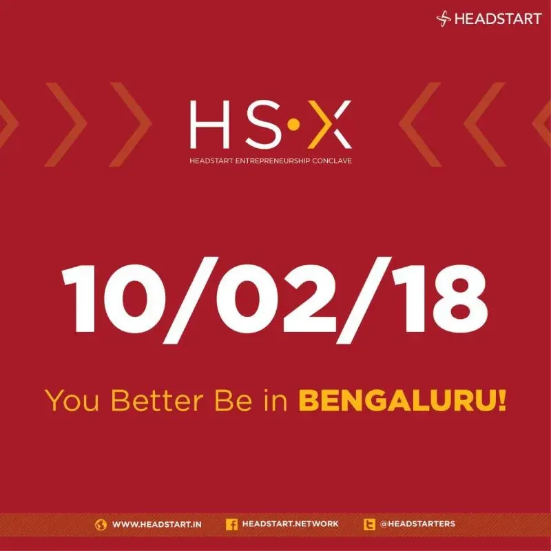 HSX poster reading 10/02/18, You better be in Bengaluru