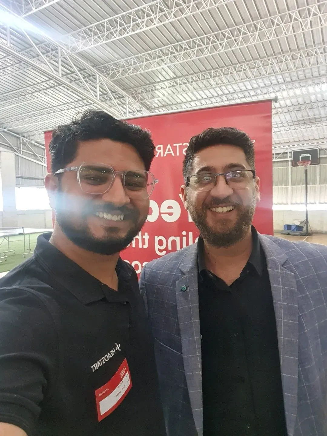 Nikunj with Abhay Tandon at Startup Saturday Bengaluru