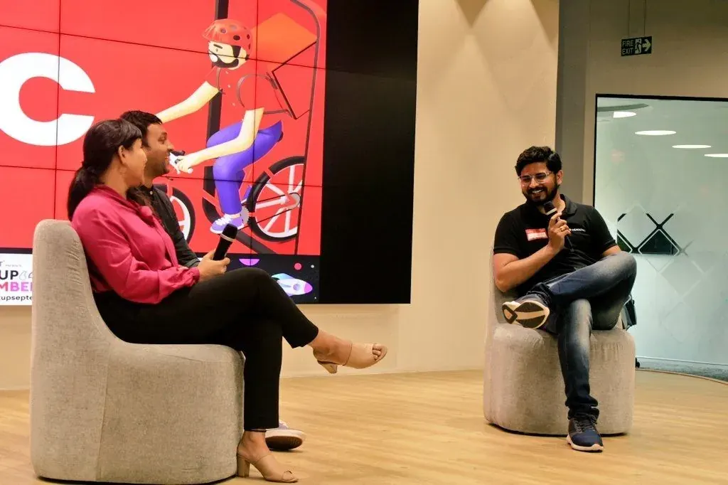 Fireside conversation at Startup Saturday Bengaluru