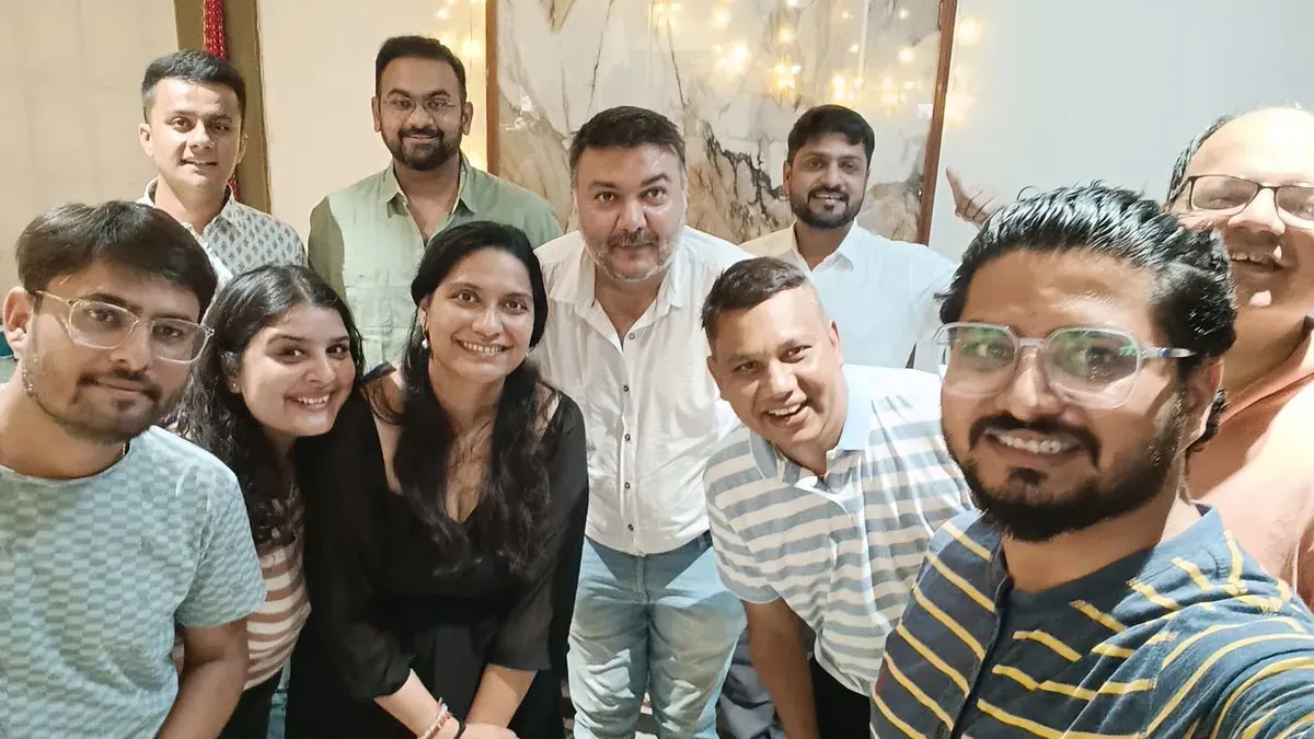 Friends from the Ahmedabad ecosystem at an eChai Social